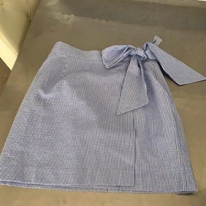 Lauren James mini skirt with side bow